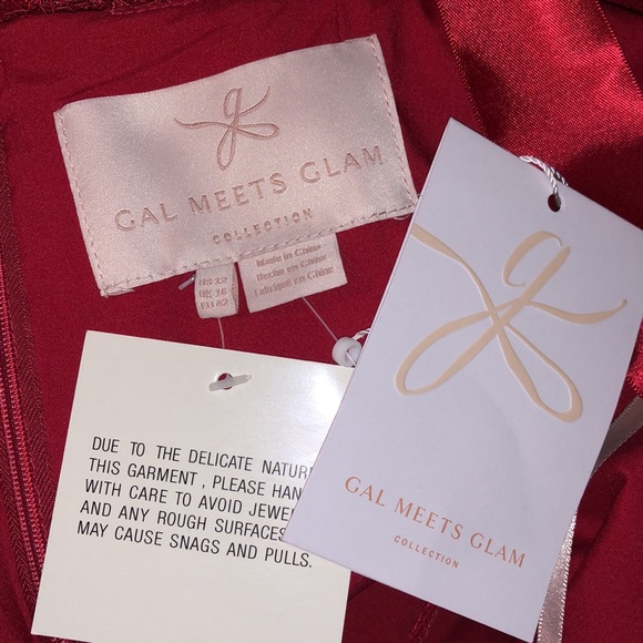 Lucia Satin Strap Lace Dress In Cranberry - Picture 8 of 15